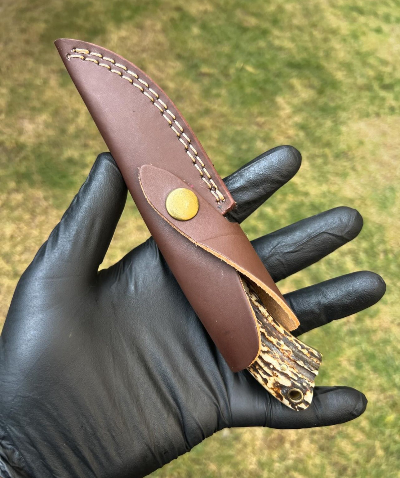 Handmade Damascus Steel Fixed Blade Hunting Knife