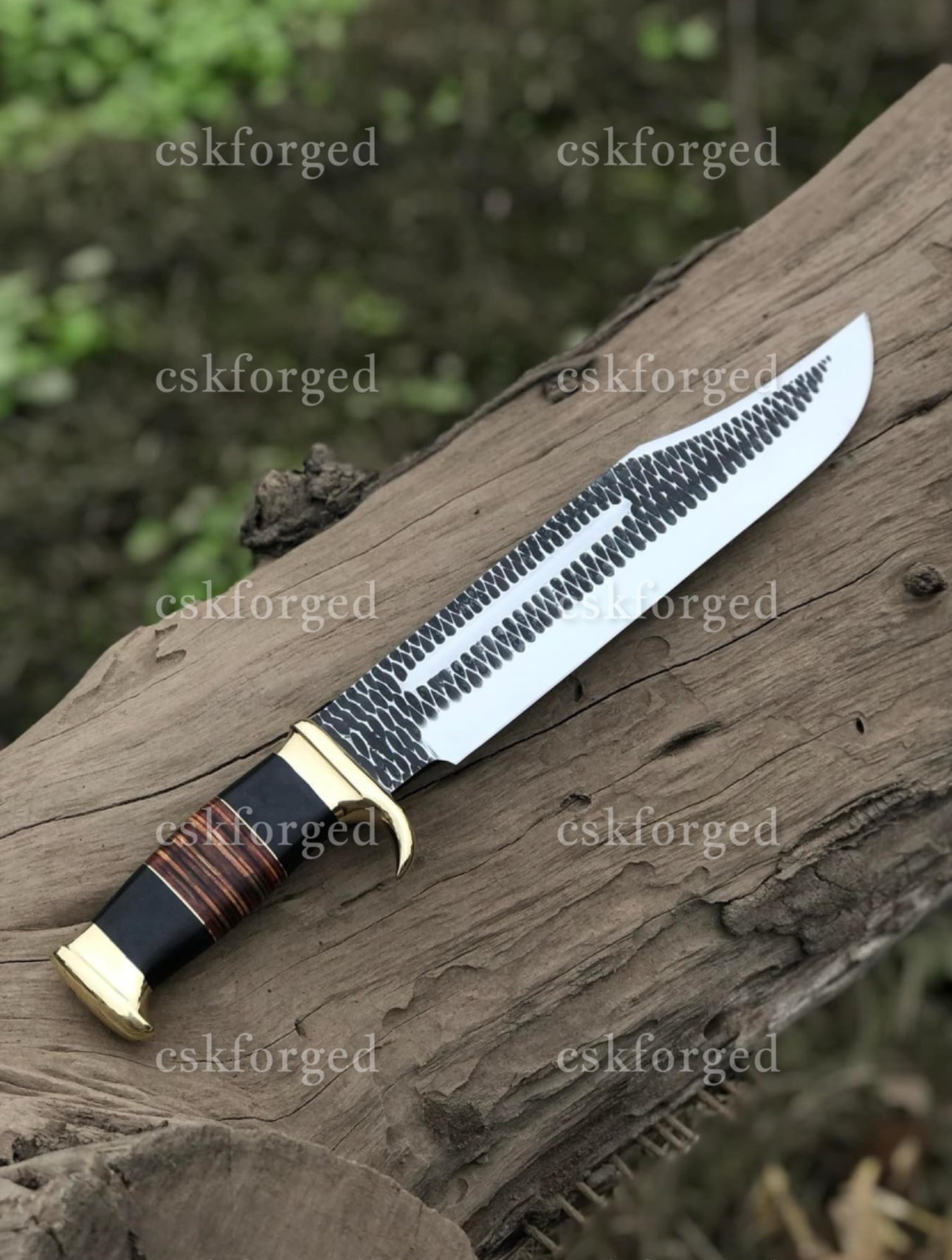 New Look of Custom Handmade Crocodile Dundee Bowie knife| cskforged