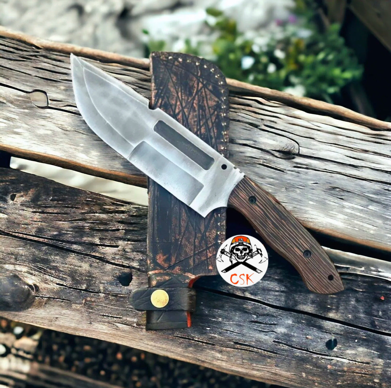 D2 Steel Hunting & Survival Capming Knife