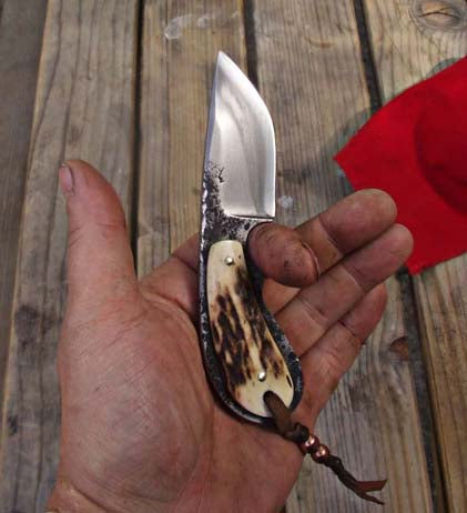 Custom Hand Forged 1095 Steel Mini EDC Knife