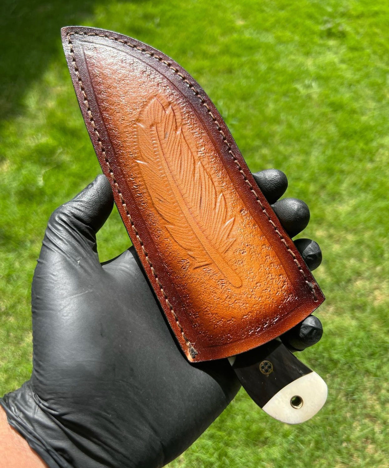 Custom Handmade 1095 High Carbon Steel Skinner Hunting Knife