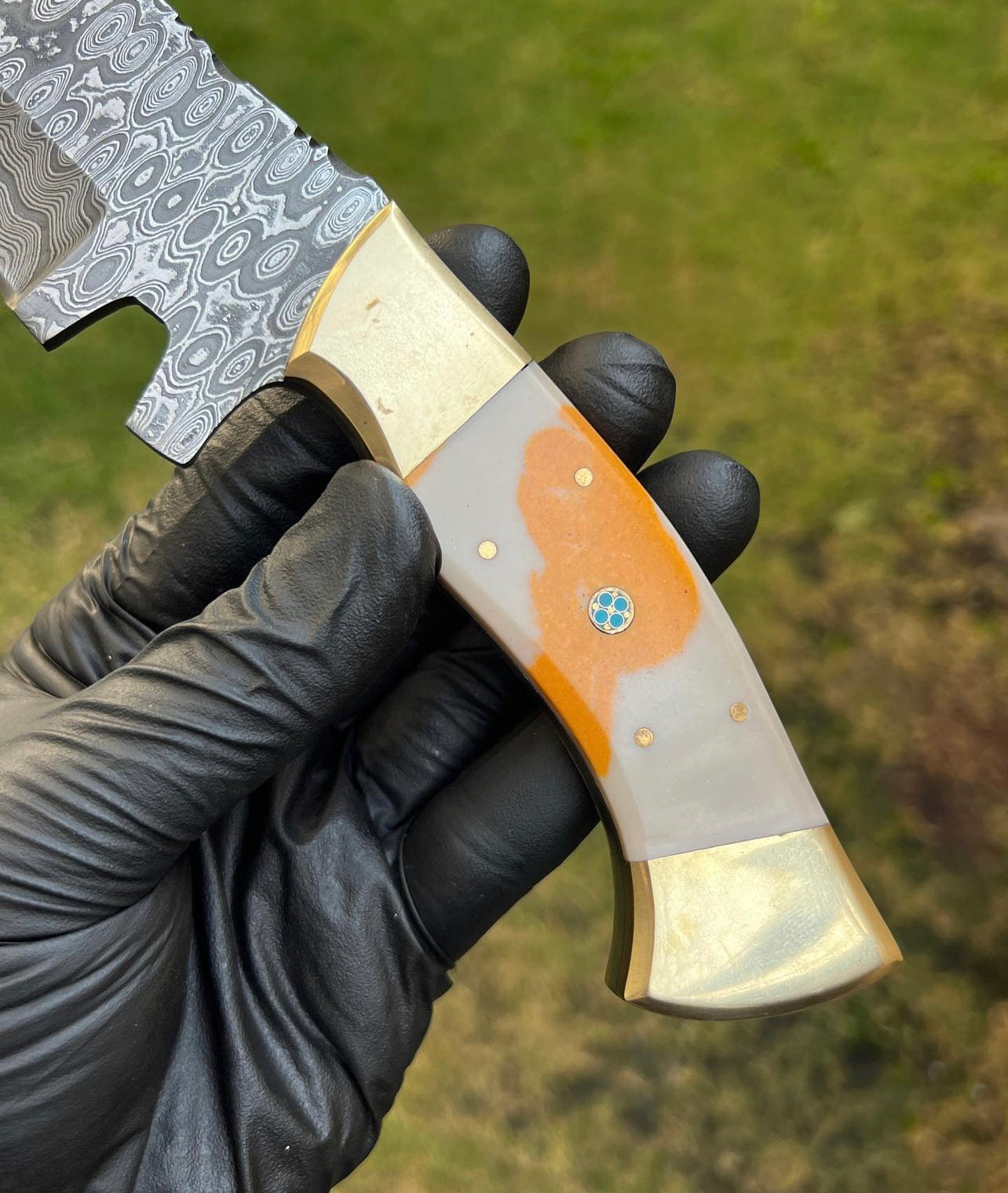 Damascus Steel Camping knife