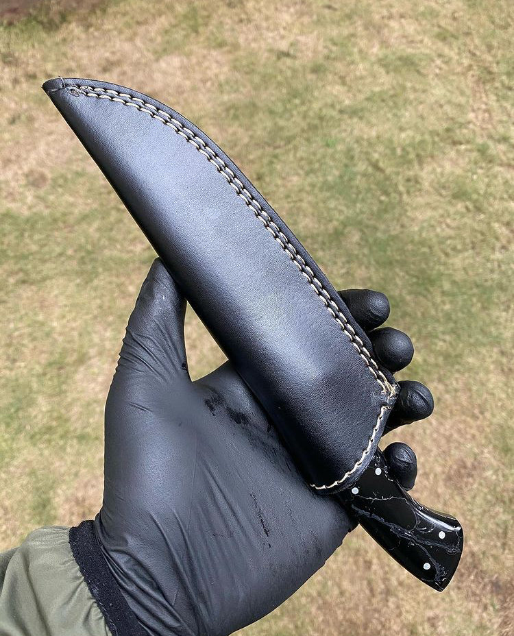 Camping knife Handmade D2 Steel Hunting Knife