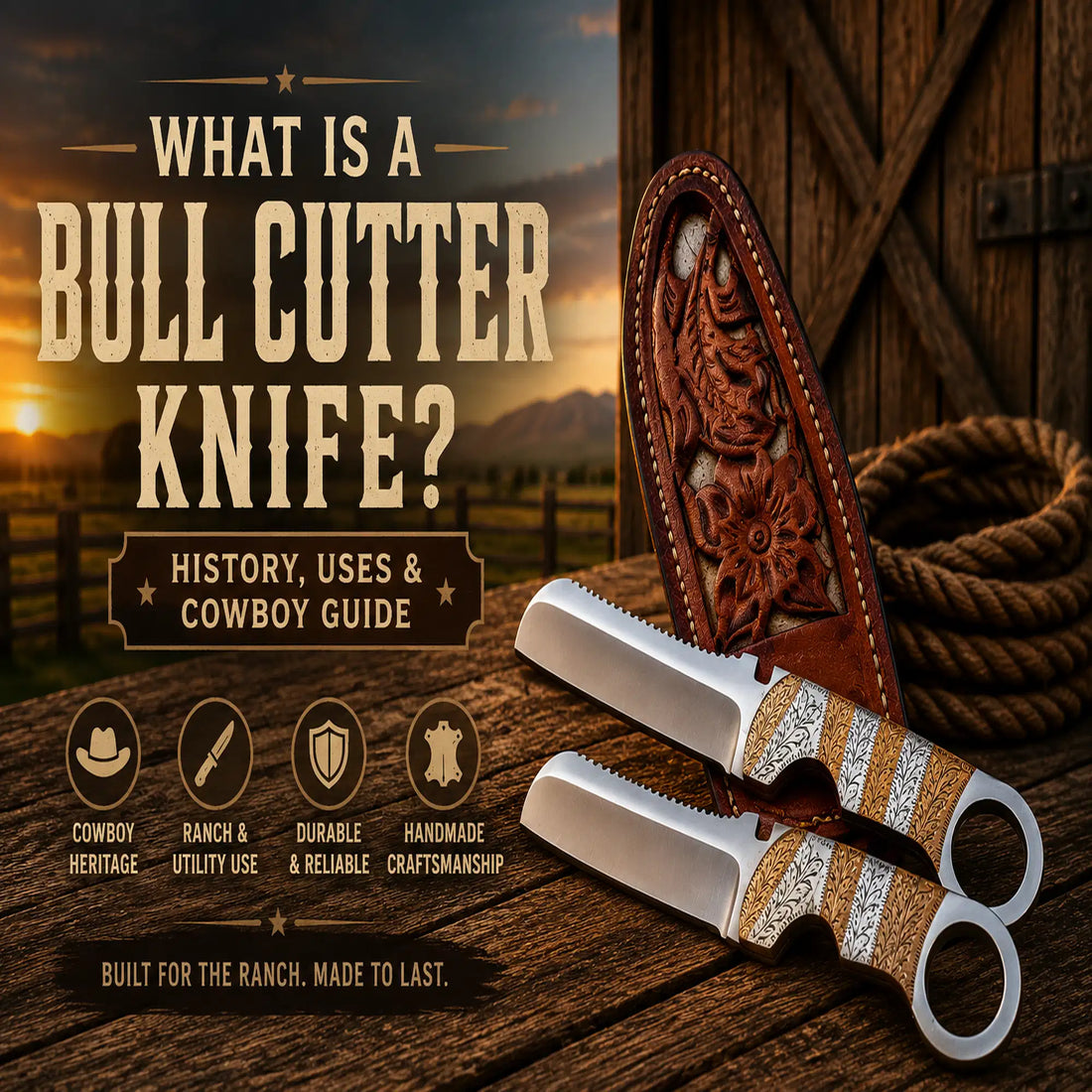 What Is a Bull Cutter Knife? Uses, History & Cowboy Knife Guide