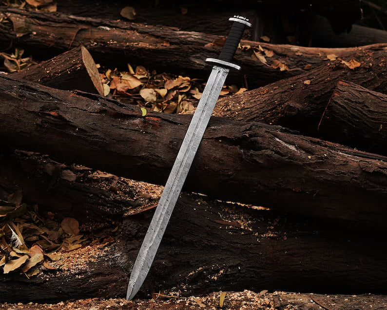 Hand Forged Custom Viking Sword, Medieval Viking Sword, Norse Sword With Custom Scabbard, Cosplay Sword, Viking Sword