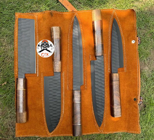 Handcrafted Artisanal Kitchen Knives Set