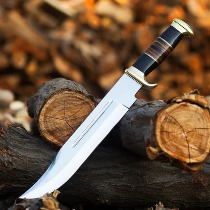 "Premium Handmade D2 Steel Crocodile Dundee Survival Knife"