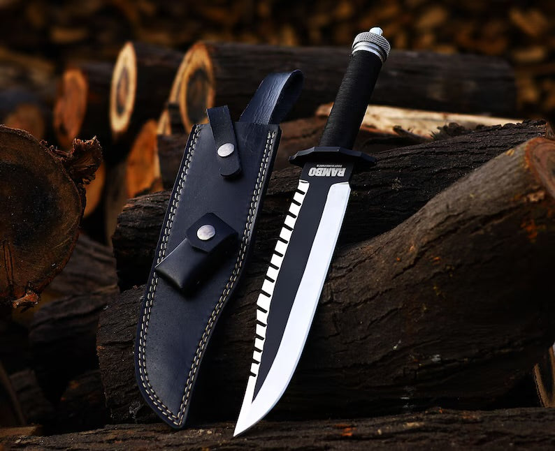 Ultimate First Blood Survival Rambo Knife by cskforged