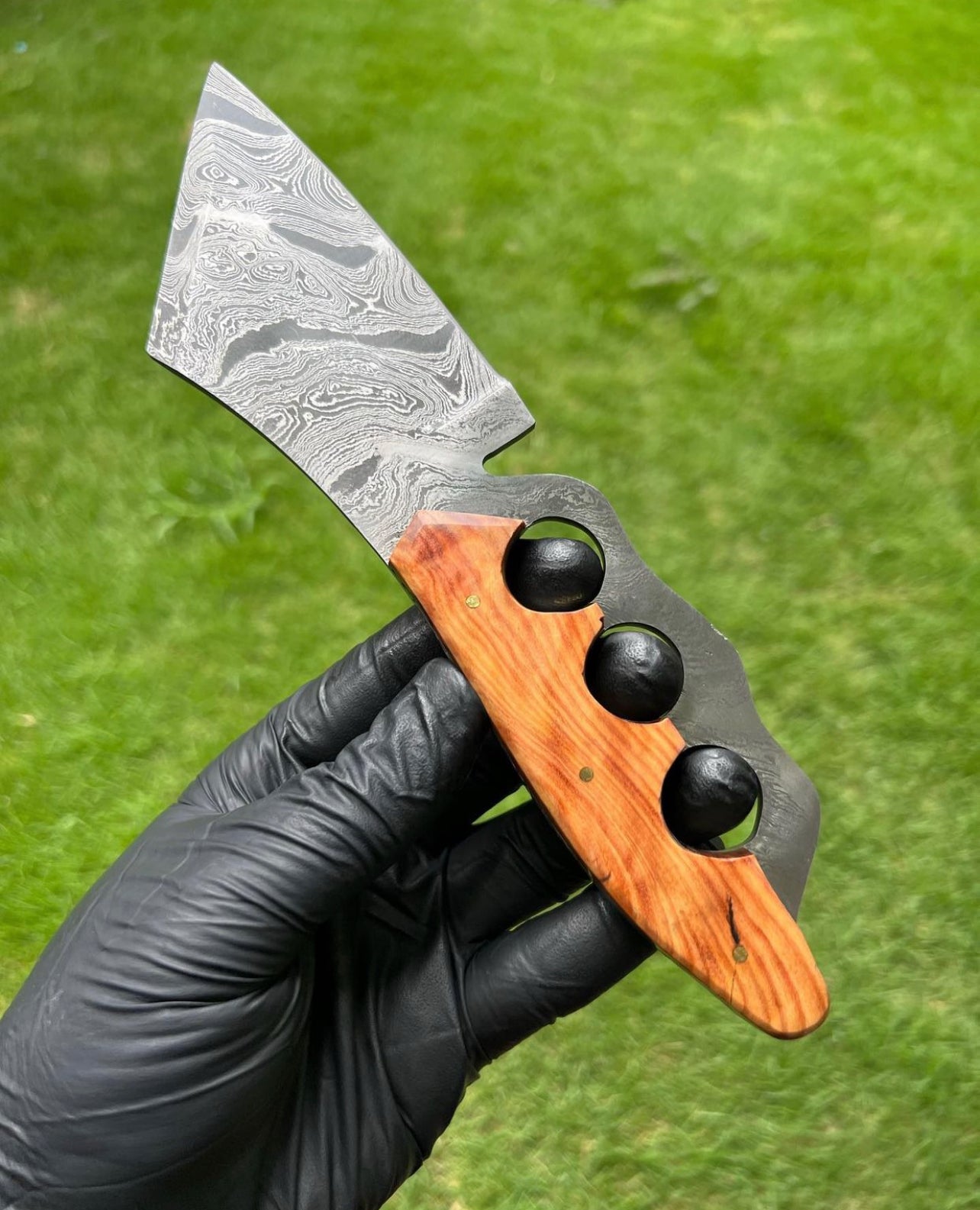 New Handmade Damascus Steel Knuckle Knife
