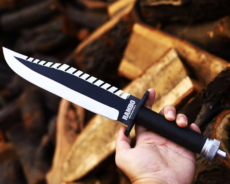 Ultimate First Blood Survival Rambo Knife by cskforged