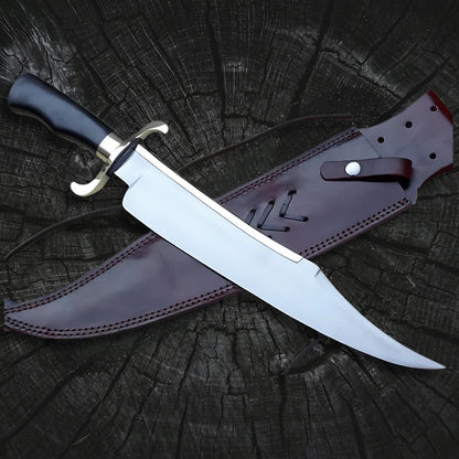 "Gil Hibben Expendables Knife with Premium Leather Sheath – Legendary Design, Ultimate Craftsmanship"