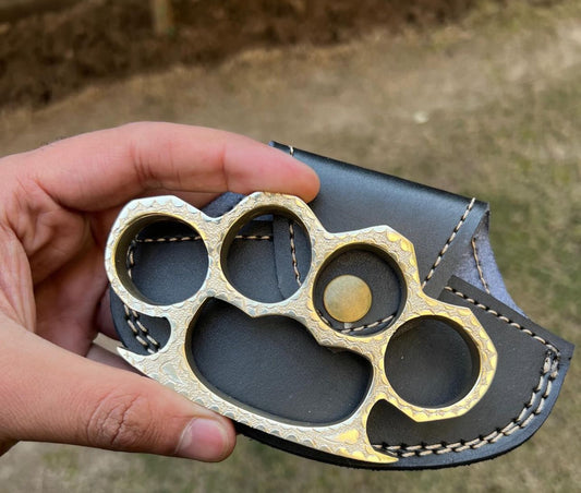 Handmade Engraved Brass knuckle