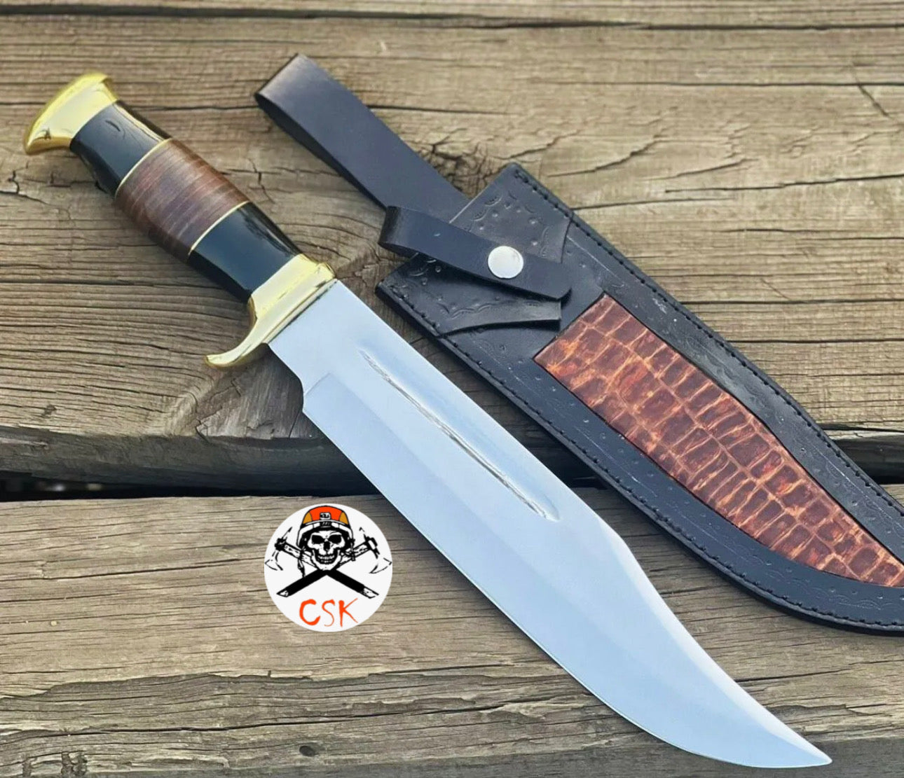 Crocodile Dundee Bowie Knife by cskforged