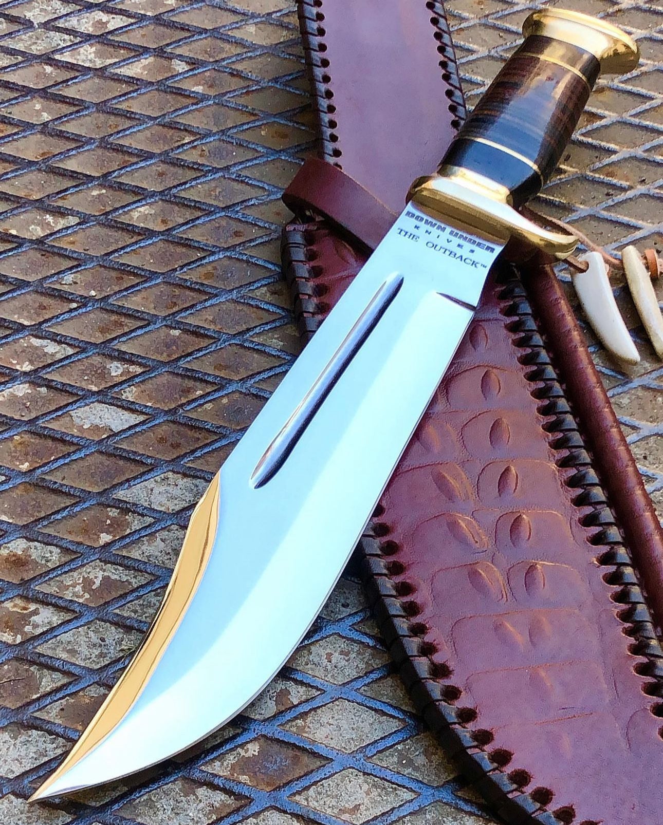 Crocodile Dundee Outback Inspired Knife-Premium Polished Blade