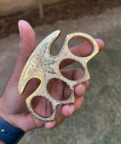 Handmade Engraved Brass knuckle