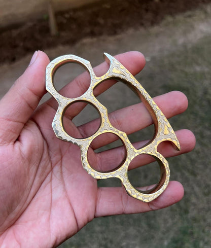 Handmade Engraved Brass knuckle