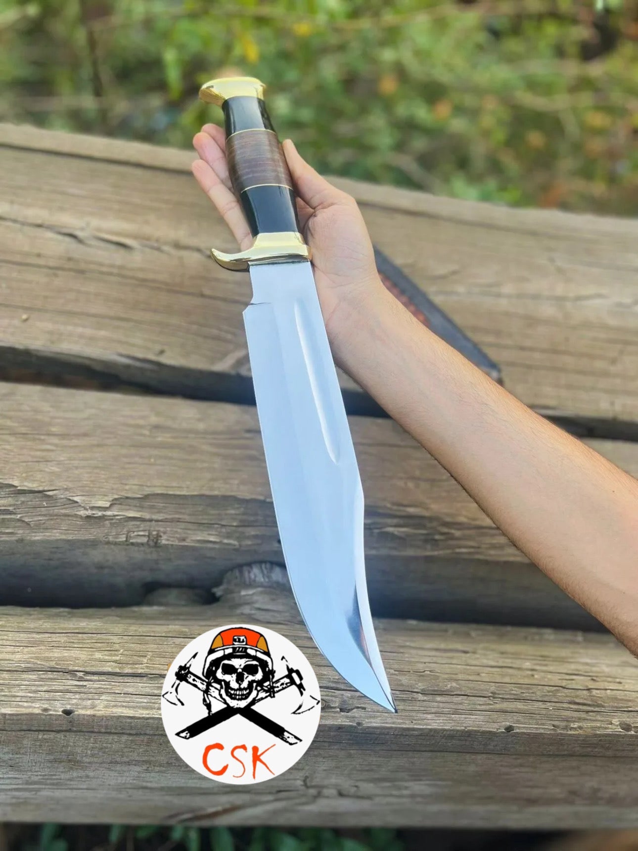 Crocodile Dundee Bowie Knife by cskforged