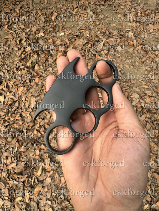 Hand Casted Black Coated Knuckle