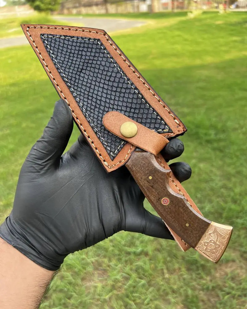 Damascus Hunting Buffalo knife