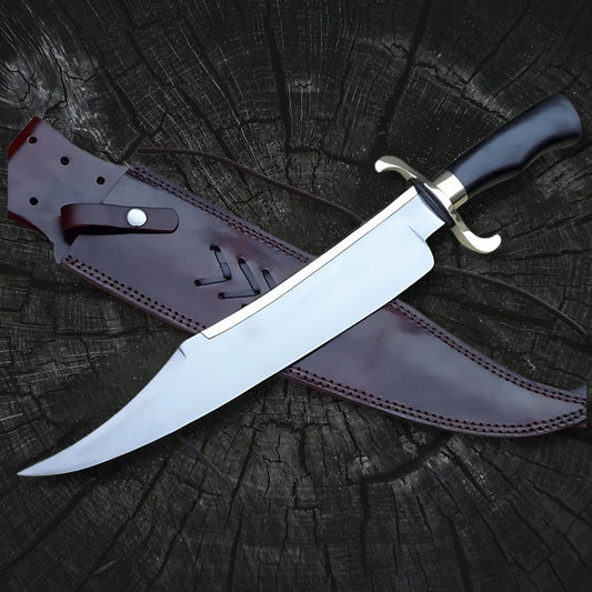 "Gil Hibben Expendables Knife with Premium Leather Sheath – Legendary Design, Ultimate Craftsmanship"