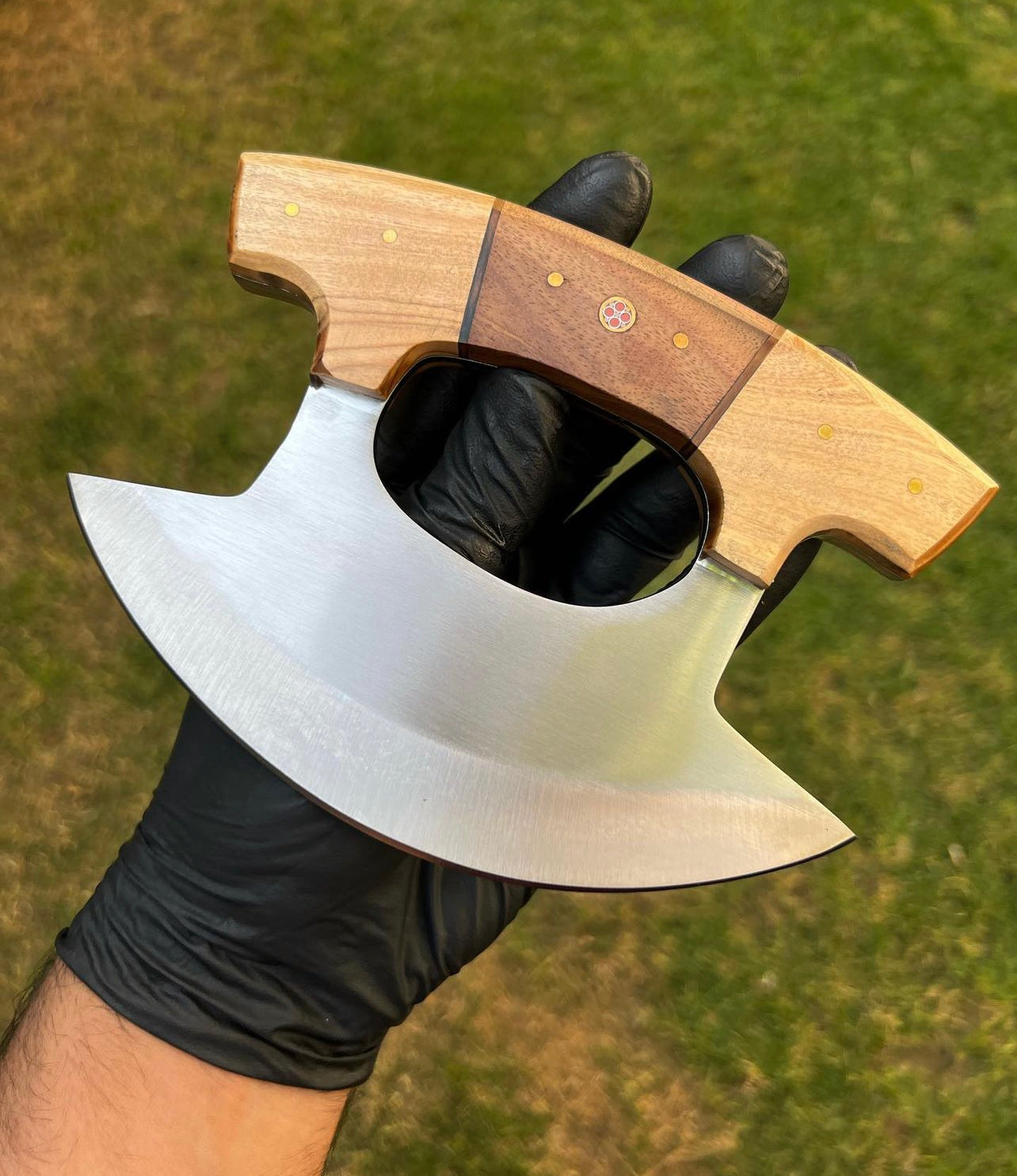 Unique Custom Made J2 Steel Ulu Knife