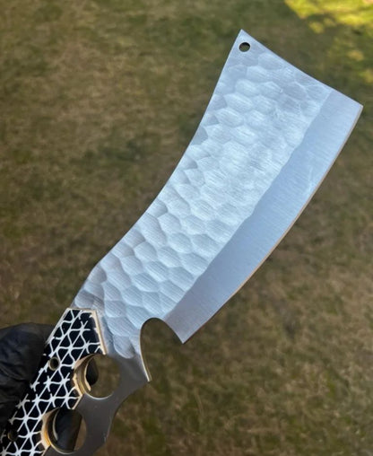 Handmade Full Tang Chopper knife with knuckle handle