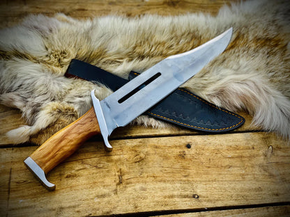 Handmade Survival Rambo Bowie Knife