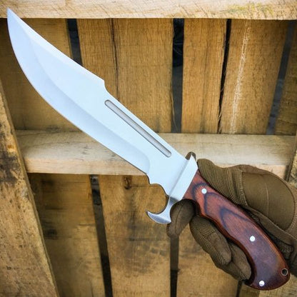 Handmade Survival Rambo Bowie Knife