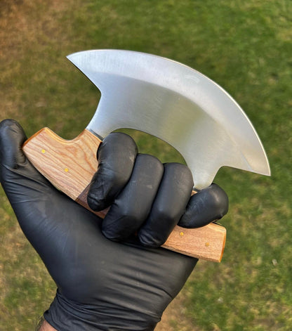 Unique Custom Made J2 Steel Ulu Knife