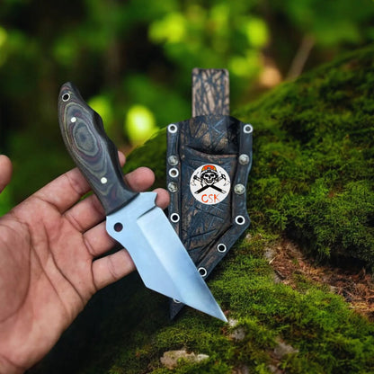 Ronin Fixed-Blade Knife with Durable G10 Handle by cskforged