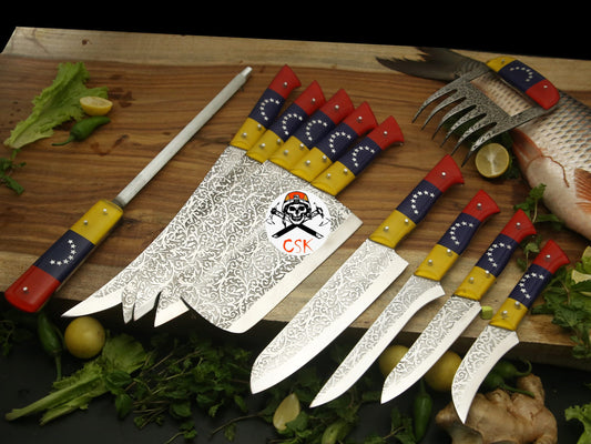 Venezuela Chef Knives with Etching