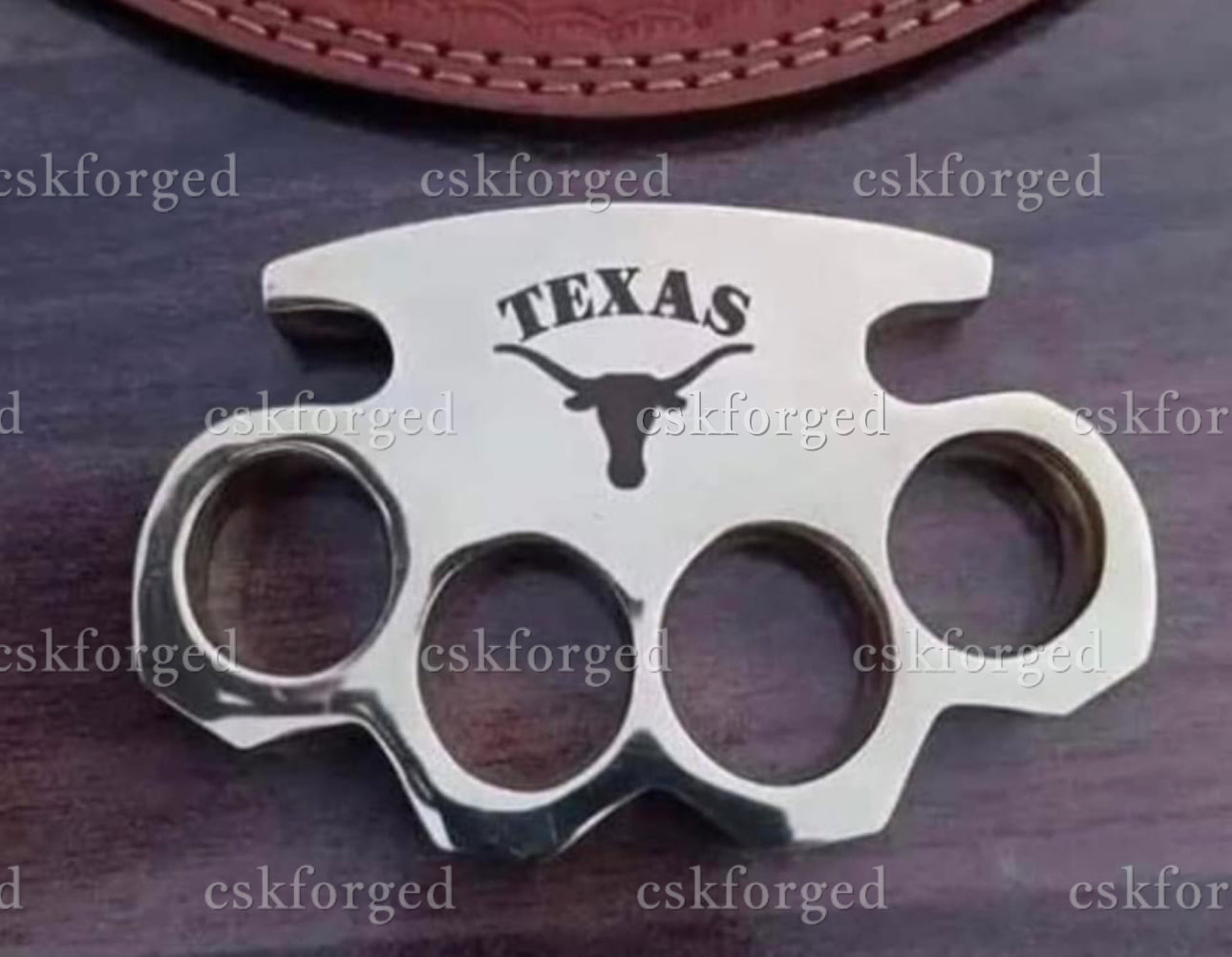 Texas Hand Casted Brass Knuckle