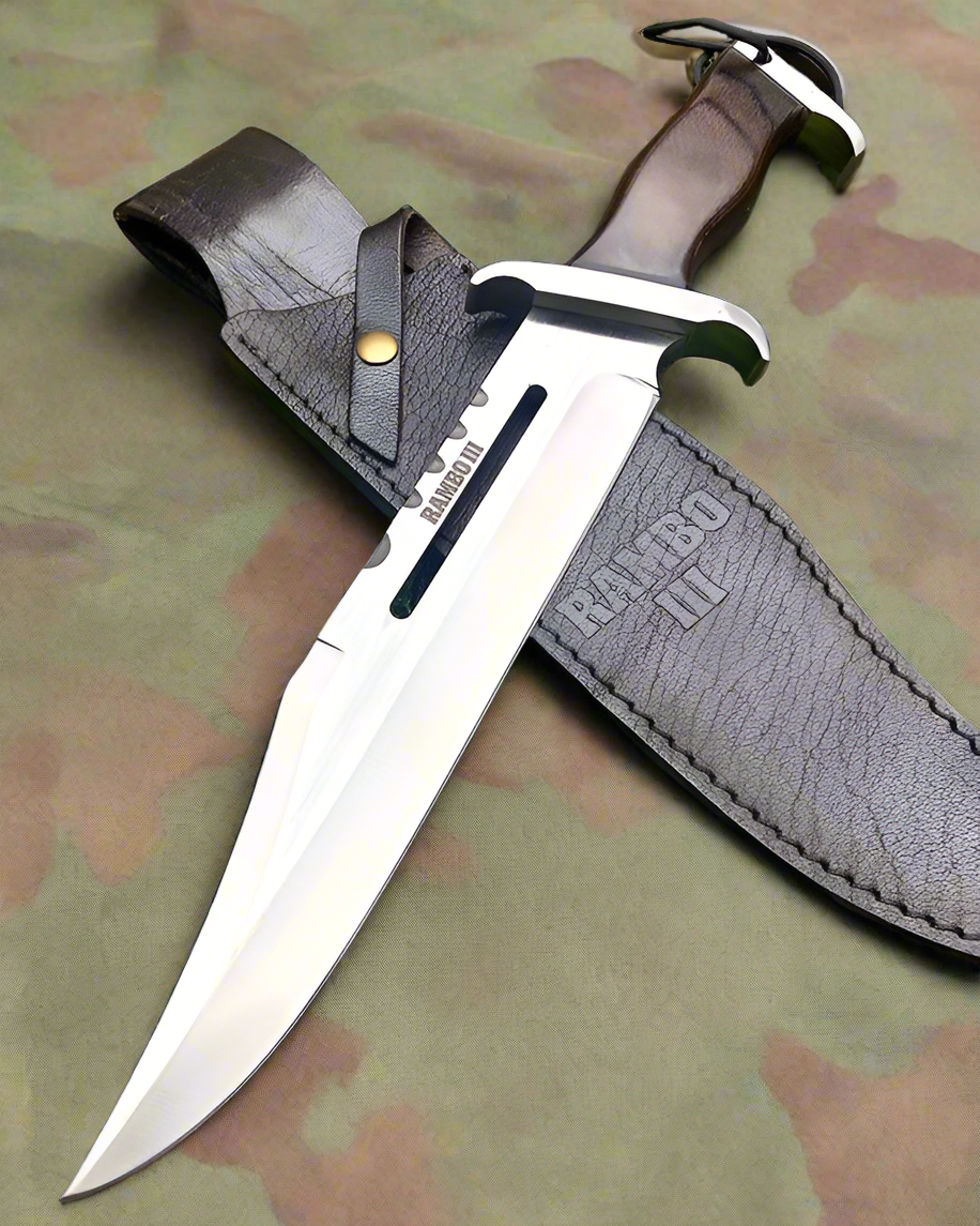 "Rambo Knife: The Ultimate D2 Steel Survival Knife