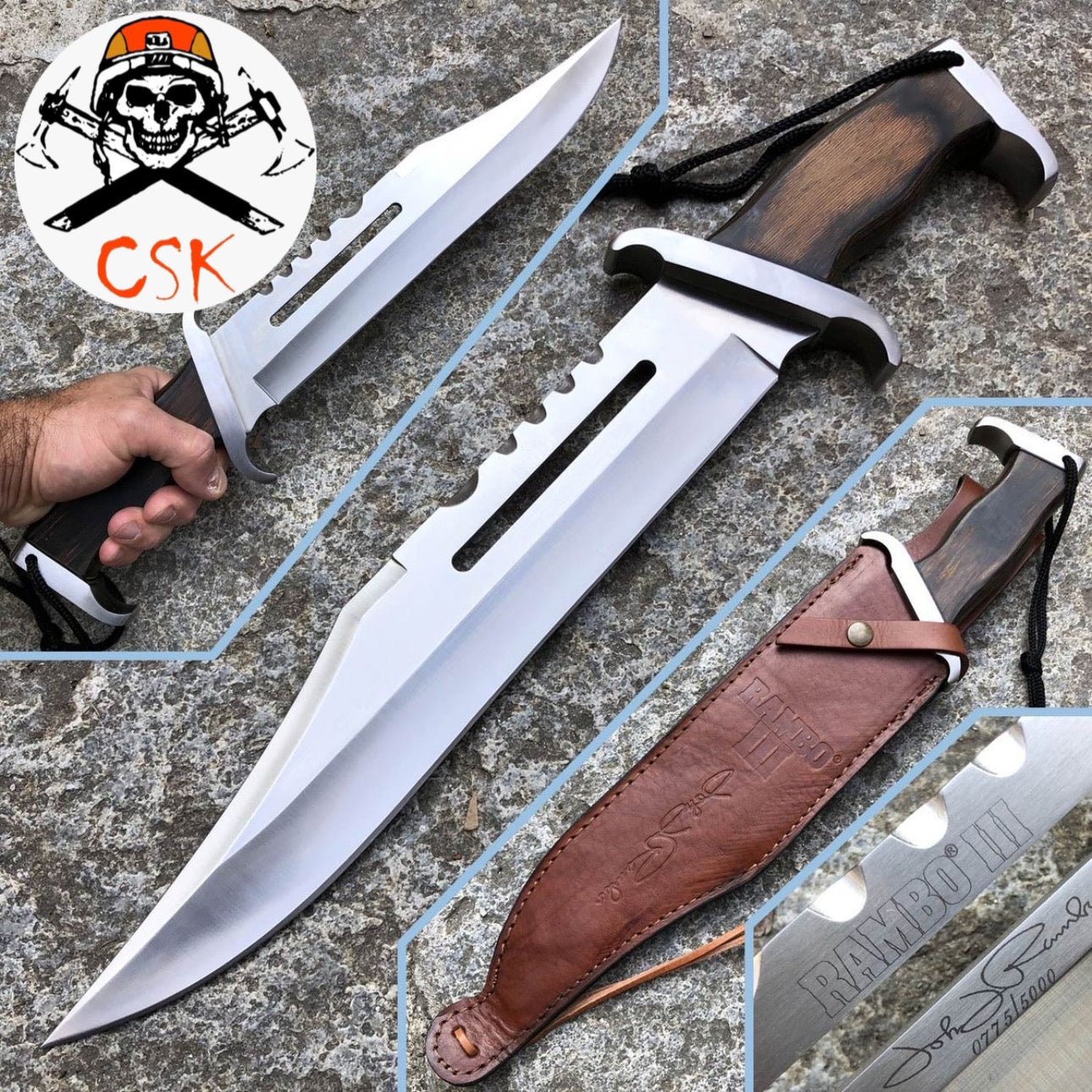 "Rambo Knife: The Ultimate D2 Steel Survival Knife