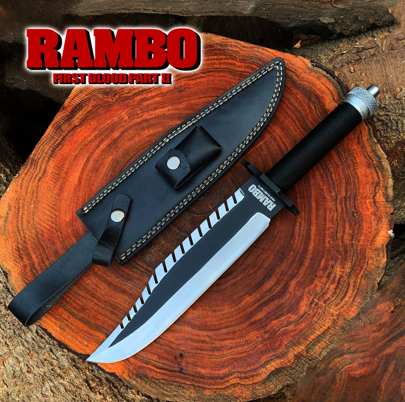 Custom Handmade Rambo Knife | Rambo First Blood Part 2 Replica Knife | Movie Knife