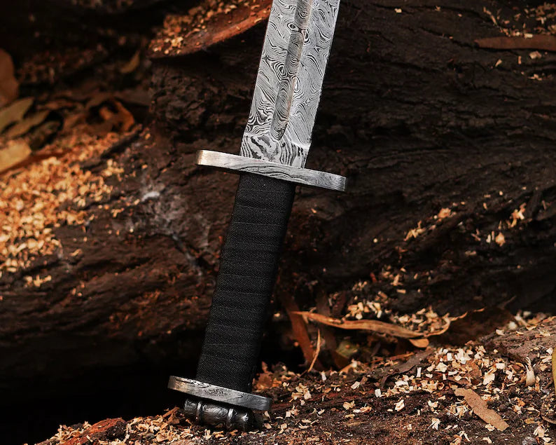 Hand Forged Custom Viking Sword, Medieval Viking Sword, Norse Sword With Custom Scabbard, Cosplay Sword, Viking Sword