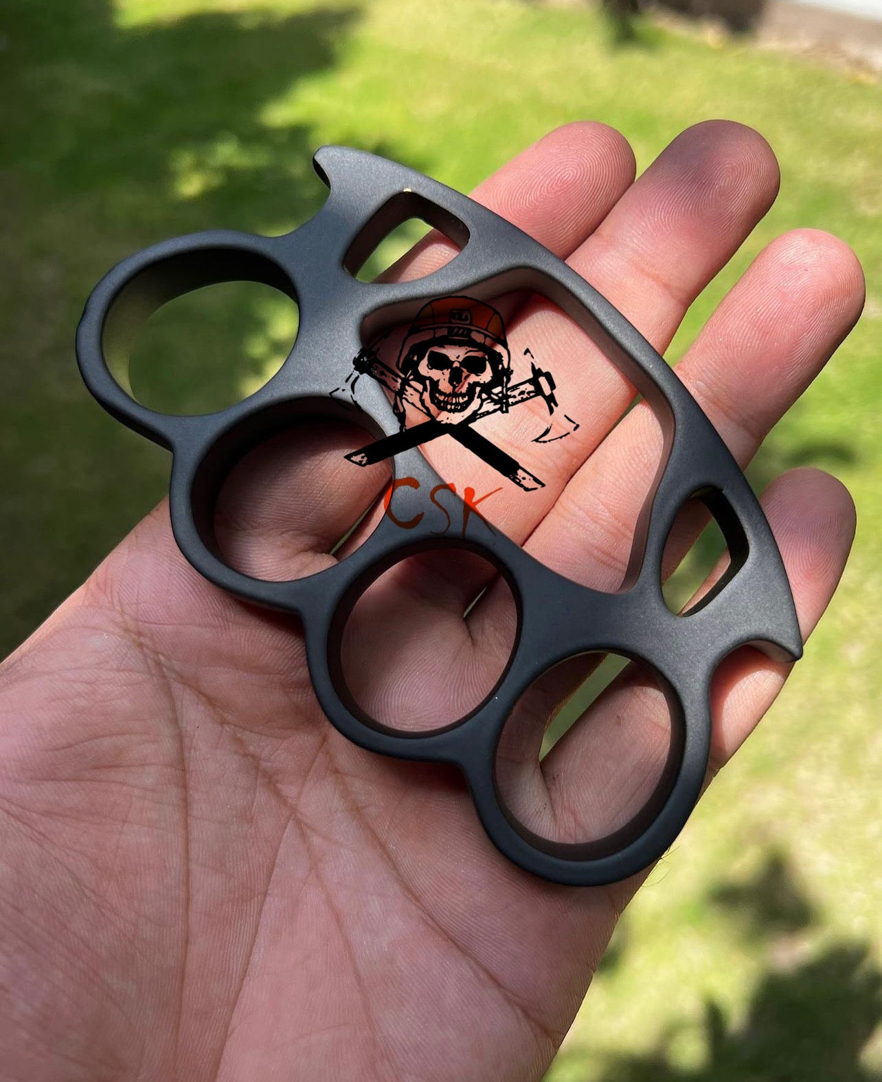 New Premium Hand Casted Black knuckle