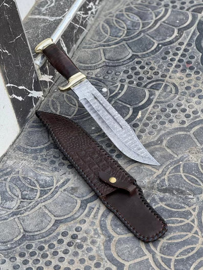 Crocodile Dundee Outback Inspired Knife-Premium Damascus Blade