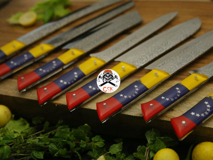 Etchy Blades with Venezuela Flag Handle