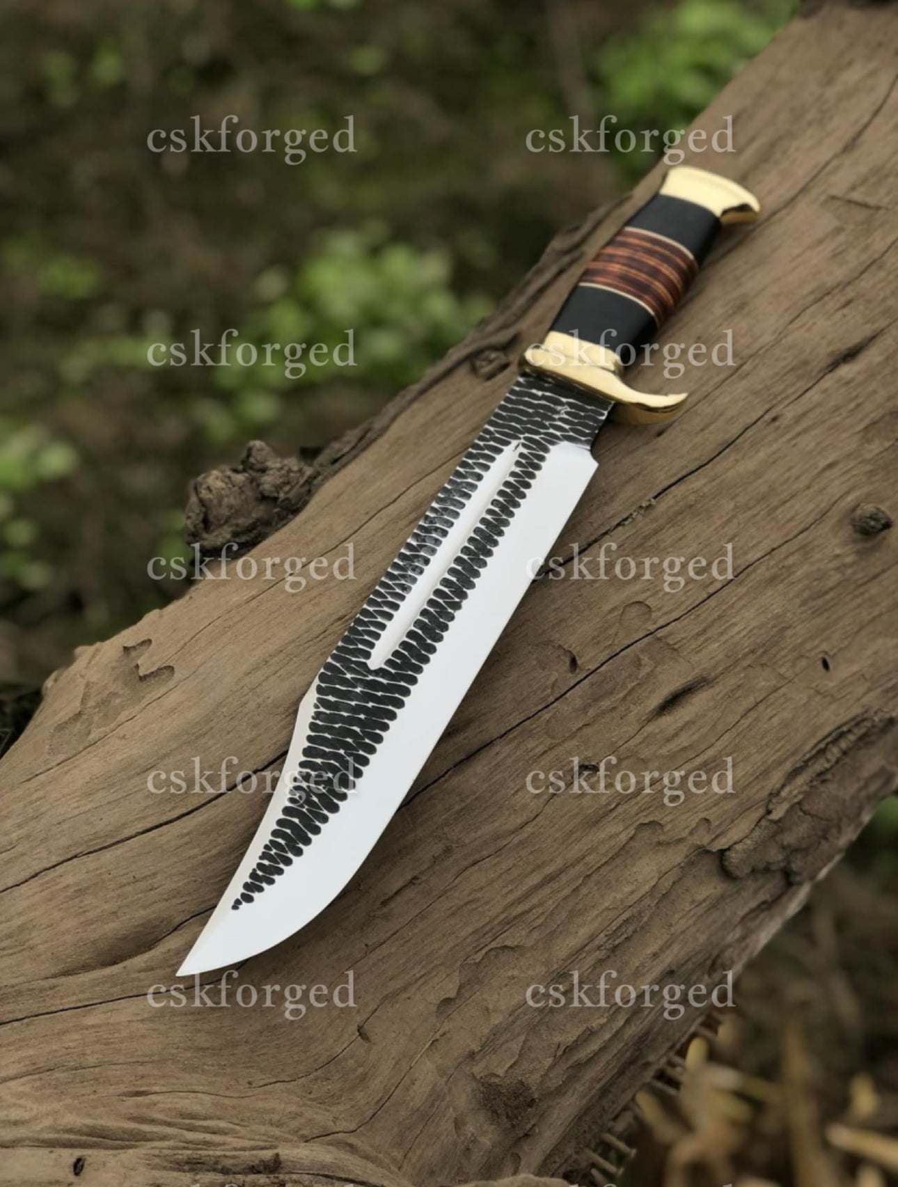 New Look of Custom Handmade Crocodile Dundee Bowie knife| cskforged