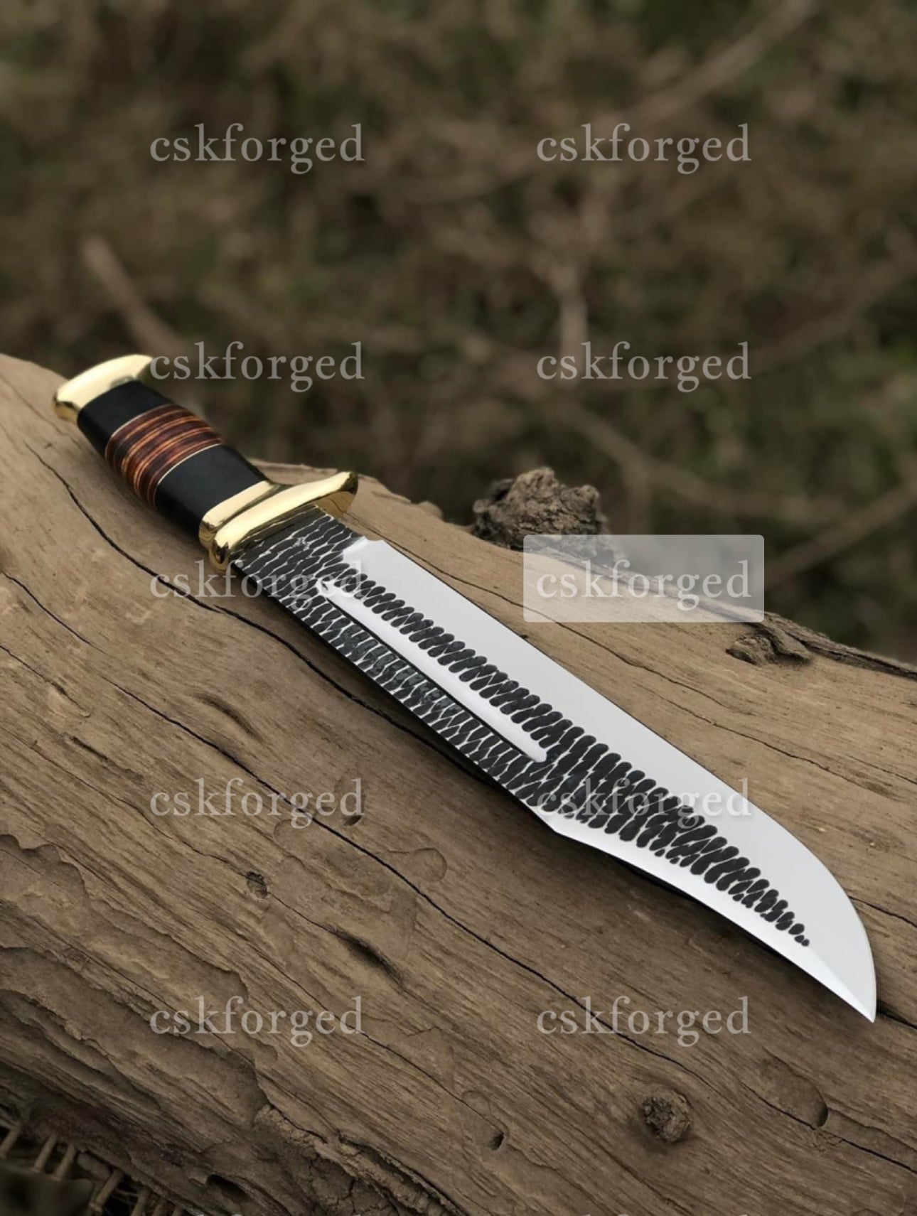 New Look of Custom Handmade Crocodile Dundee Bowie knife| cskforged