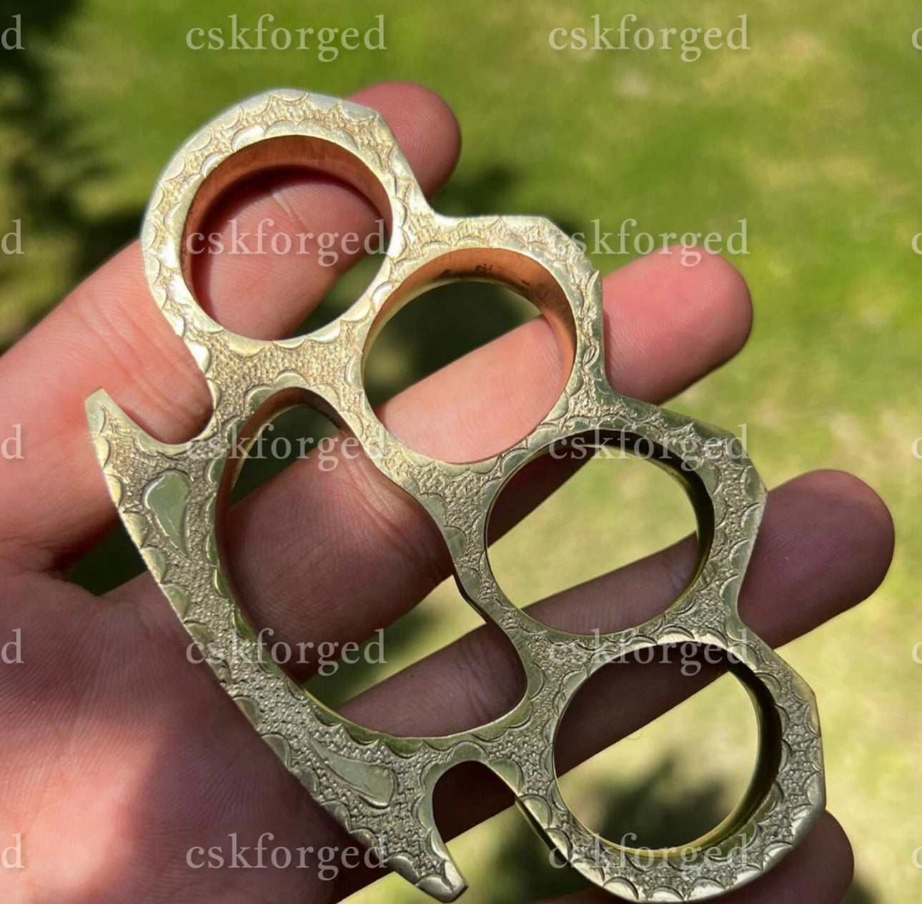 New Handmade Engraved Brass knuckle