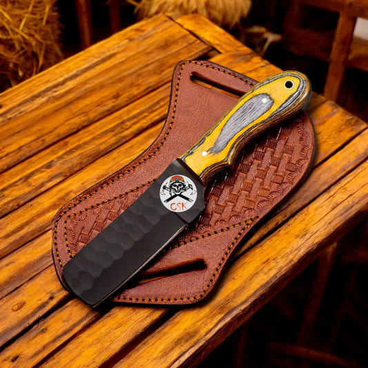 Cowboy Bull Cutter Knife Pakka Wood Handle