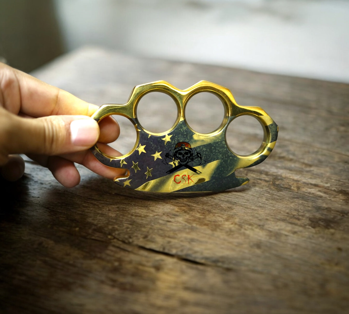 America Flag Brass Knuckle