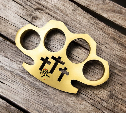 Christian Cross Brass Knuckle