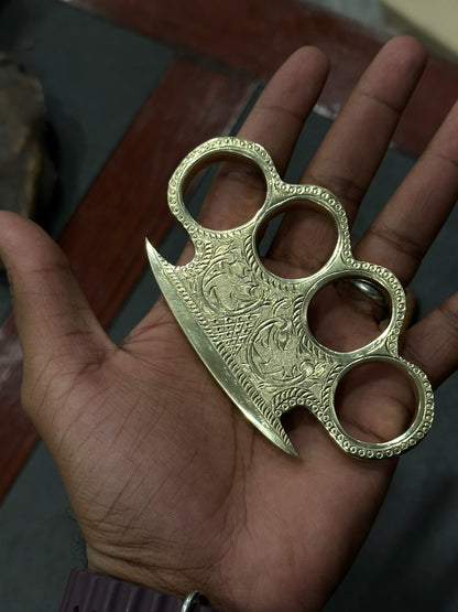 Hand Engraved Brass knuckle