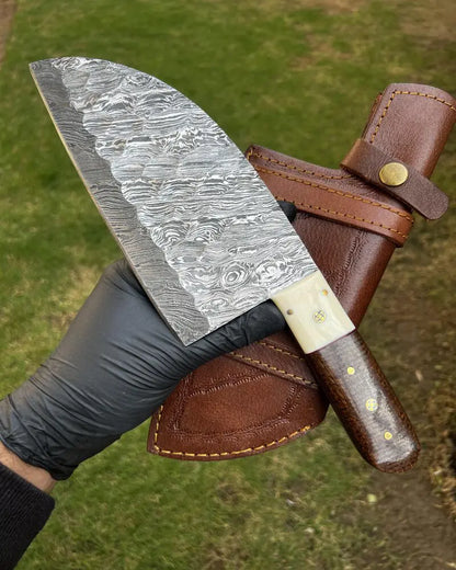 Damascus Cleaver Chopper knife/ Meat knife