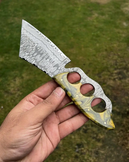 Damascus Knuckle Knife