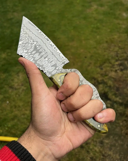 Damascus Knuckle Knife