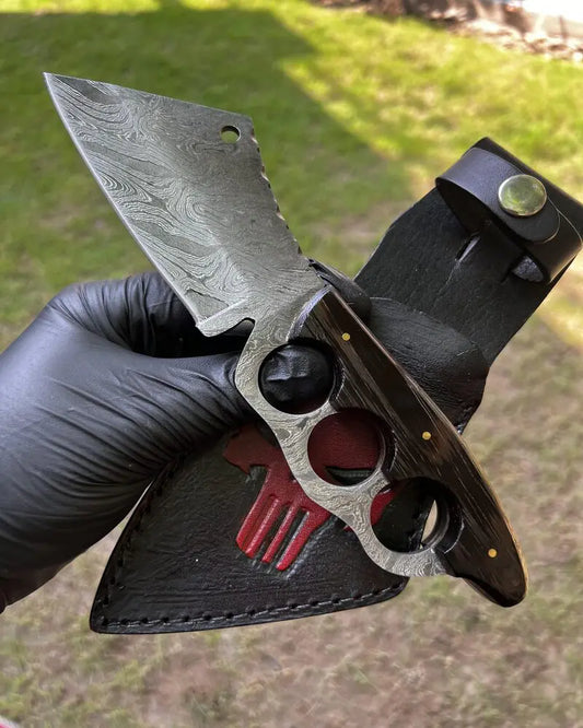 Damascus Knuckle Knife